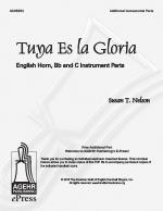 Tuya Es la Gloria - English Horn C Bb Instrument